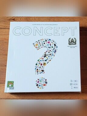 NEW SEALED Concept European Board Game by Alain Rivollet 2013 Repos Production